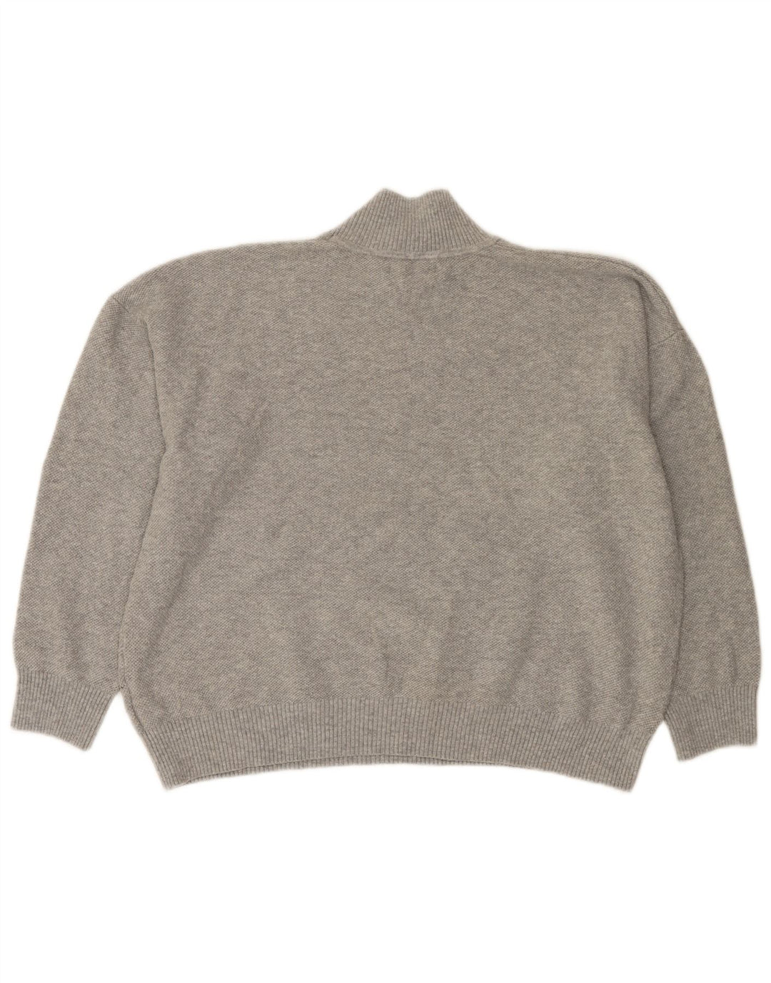 Marks & Spencer Dame Turtle Neck Jumper Sweater UK 16 Large Grey