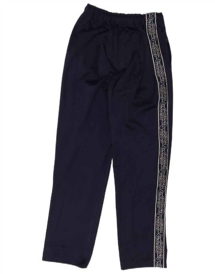 Pantaloni da tuta grafica Asics da uomo di colore blu navy medio