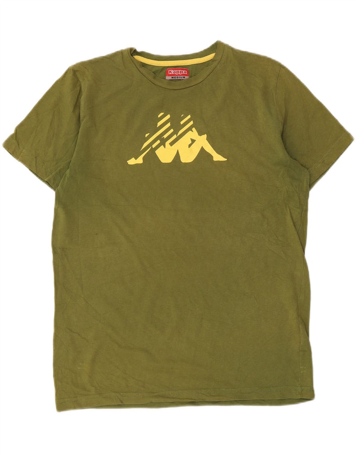 T-shirt grafica da uomo Kappa Top medio kaki