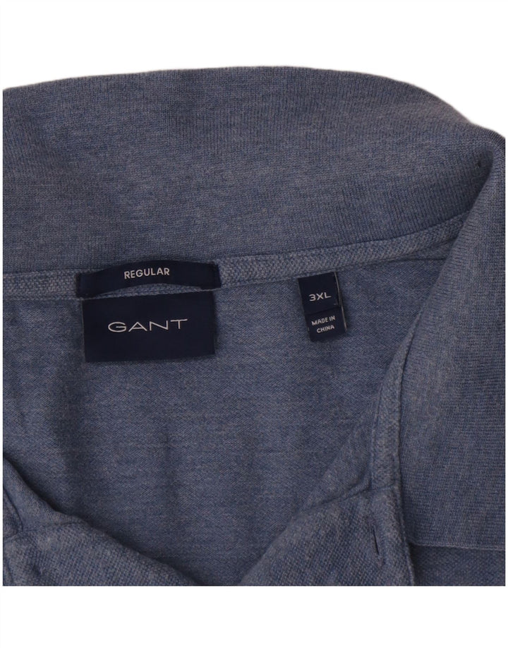 Gant Mens Regular Polo Shirt 3XL Blue Cotton