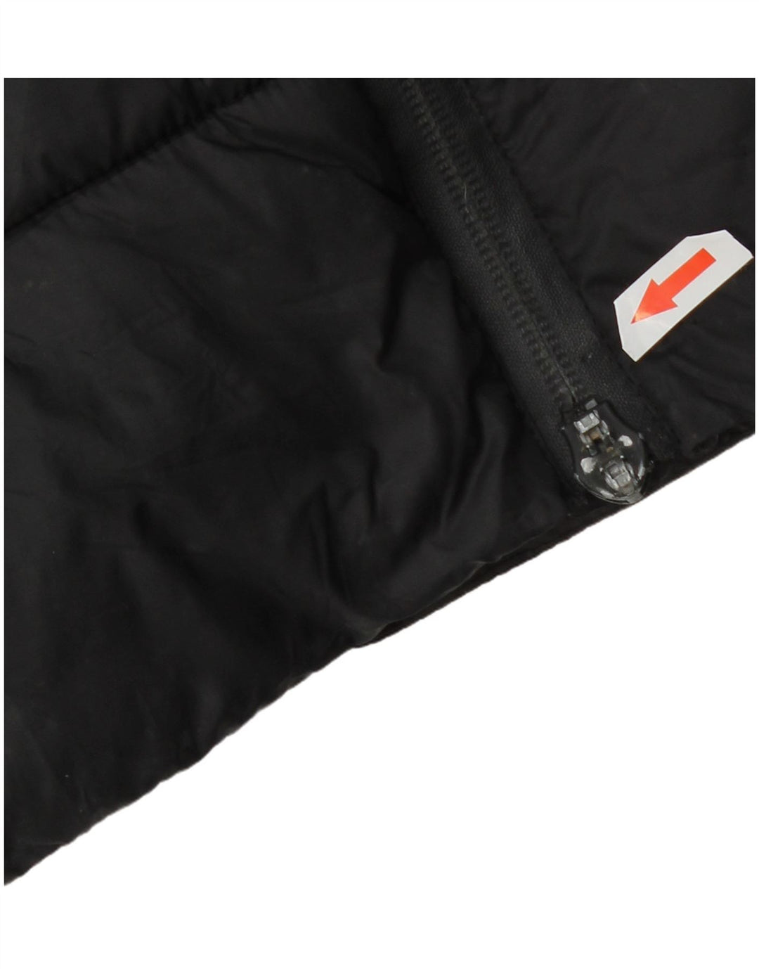 Cappotto imbottito con cappuccio da donna Zara UK 14 nylon nero medio