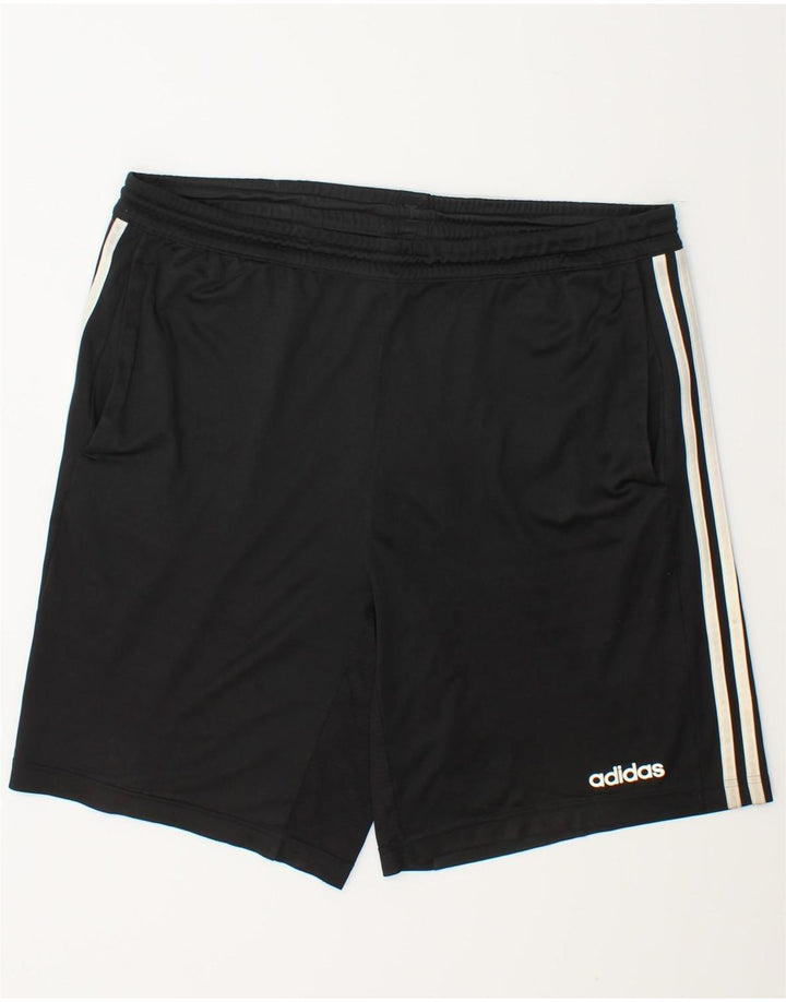 ADIDAS Mens Climalite Sport Shorts Large  Black Polyester Vintage Adidas and Second-Hand Adidas from Messina Hembry 