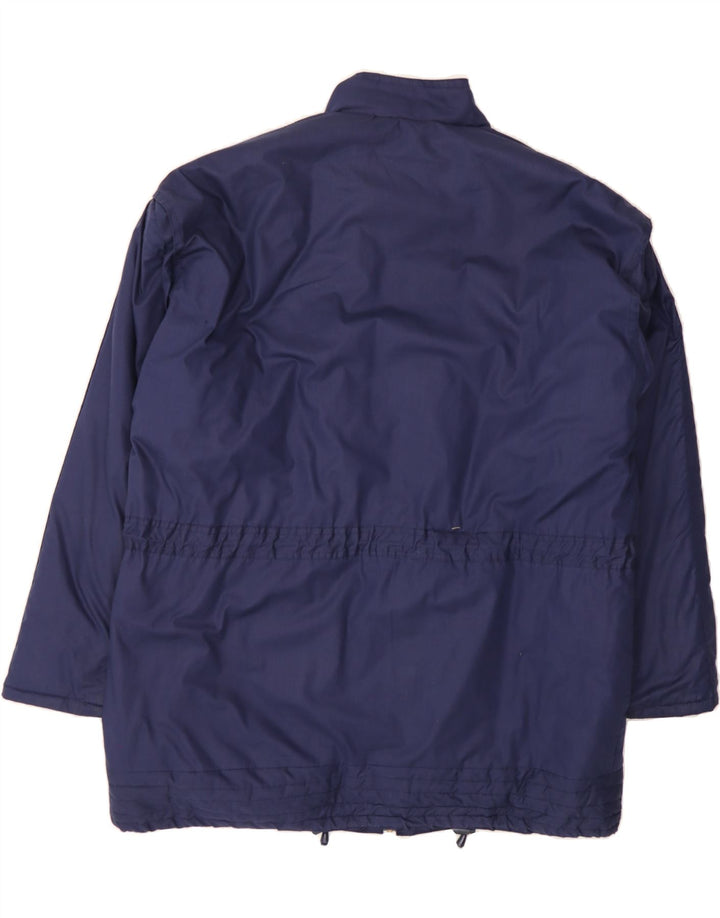VINTAGE Mens Utility Jacket IT 54 2XL Navy Blue Polyester Vintage Vintage and Second-Hand Vintage from Messina Hembry 