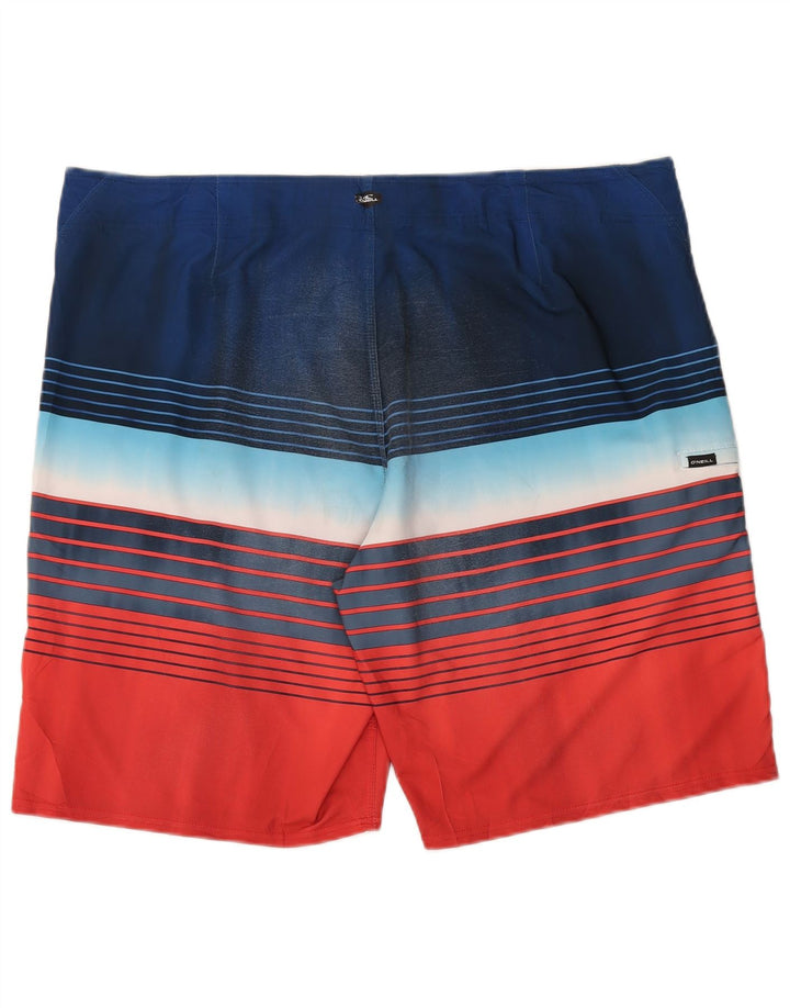O'Neill Mens Swimming Shorts 2XL  Multicoloured Striped Polyester