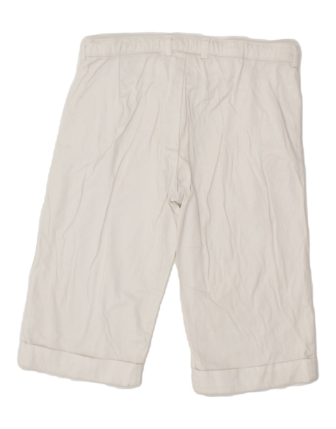 HARMONT & BLAINE Boys Chino Shorts 11-12 Years W26  White Polyester Vintage Harmont & Blaine and Second-Hand Harmont & Blaine from Messina Hembry 