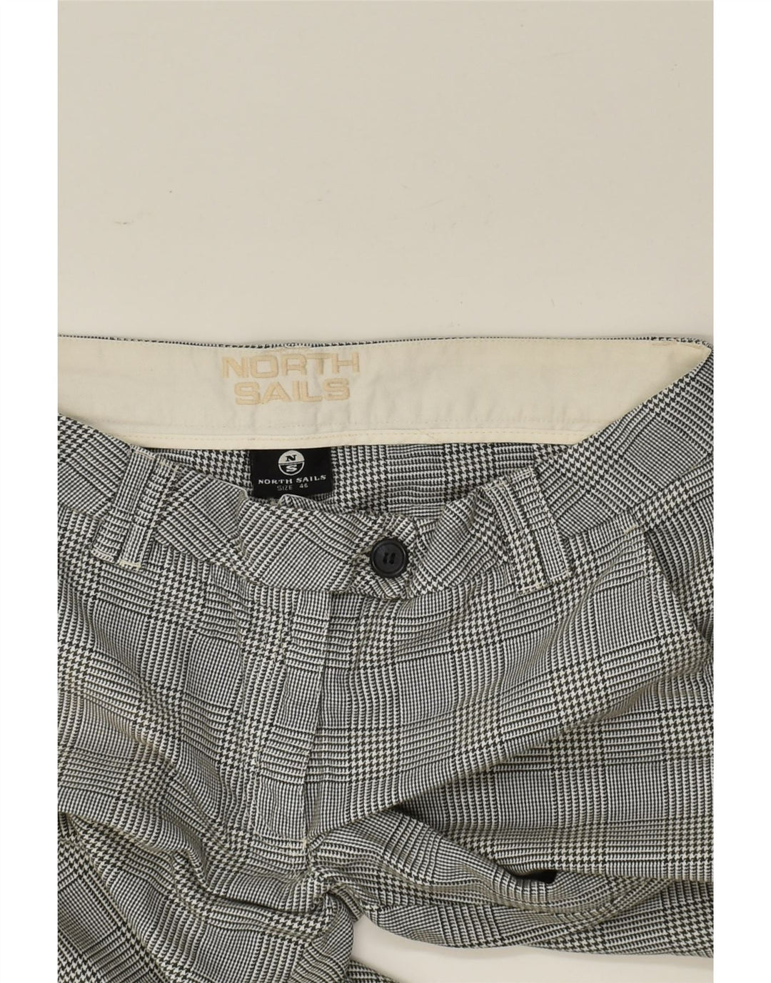 NORTH SAILS Womens Slim Chino Trousers IT 46 Large W34 L31 Grey | Vintage North Sails | Thrift | Second-Hand North Sails | Used Clothing | Messina Hembry 