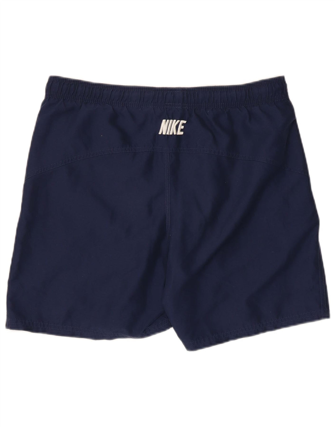 Nike Mens Graphic Swimming Shorts Small  Navy Blue Polyester