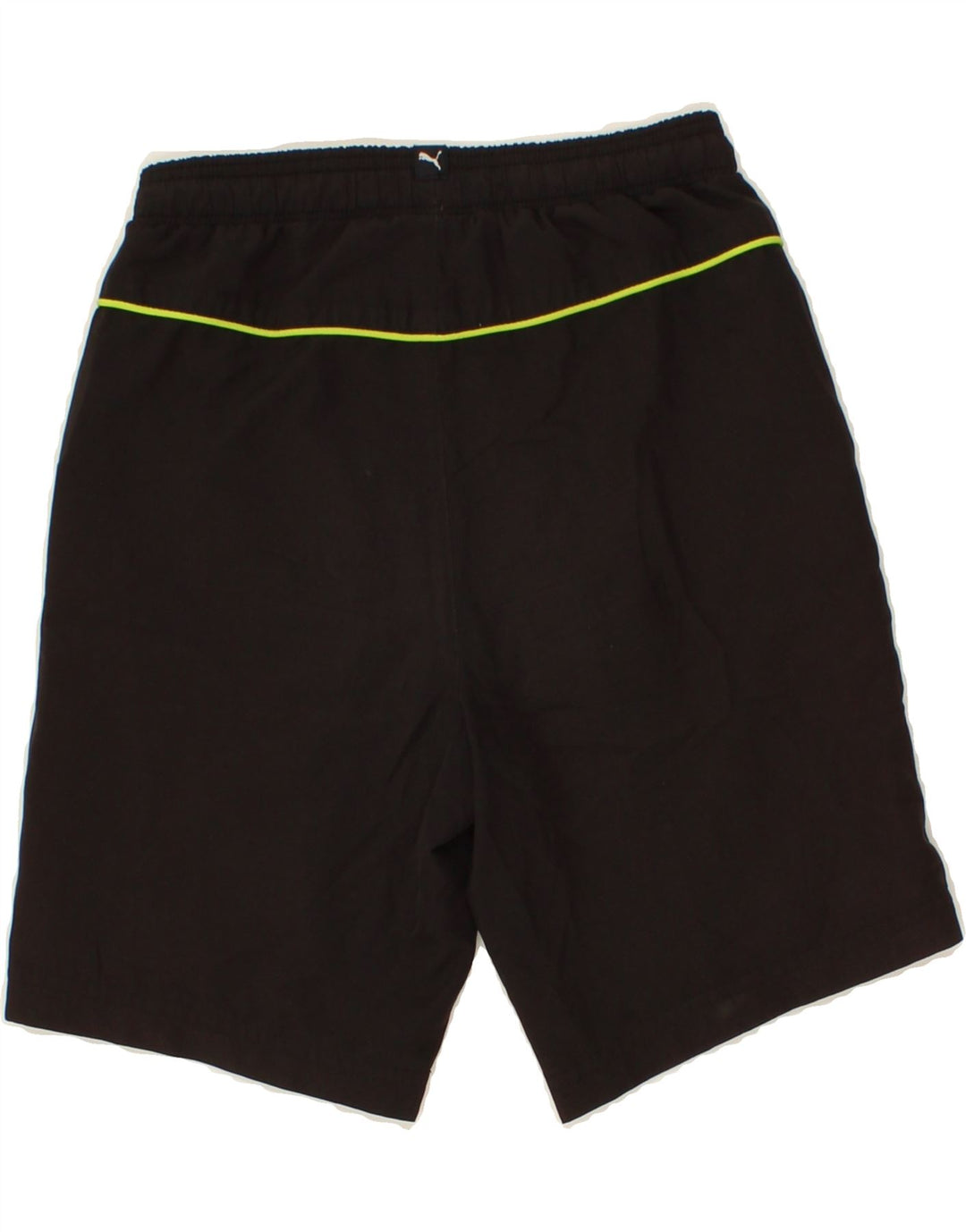 PUMA Boys Graphic Sport Shorts 9-10 Years Black Polyester Vintage Puma and Second-Hand Puma from Messina Hembry 