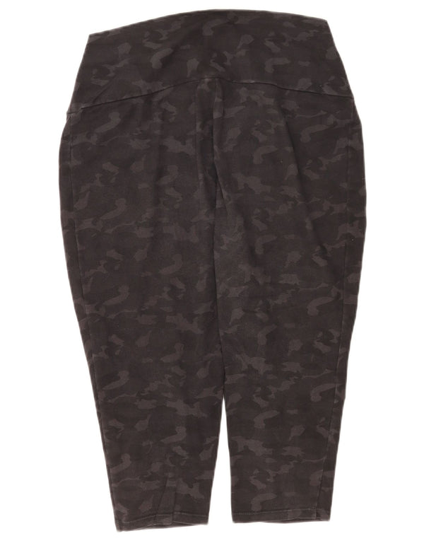 Leggings Capri da donna MINT VELVET UK 18 XL cotone mimetico nero