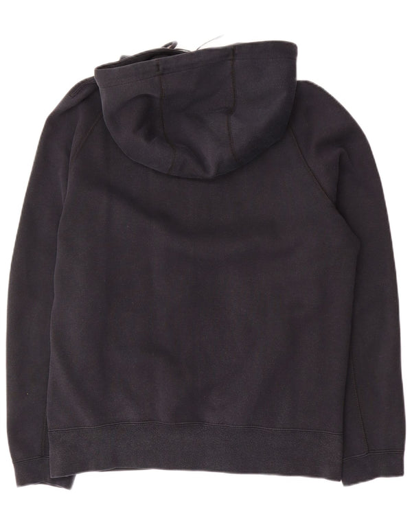 Nike Sweat à capuche zippé pour homme en coton noir moyen