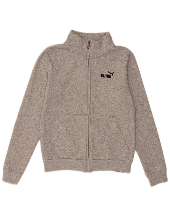 PUMA Womens Tracksuit Top Jacket UK 10 Small Grey