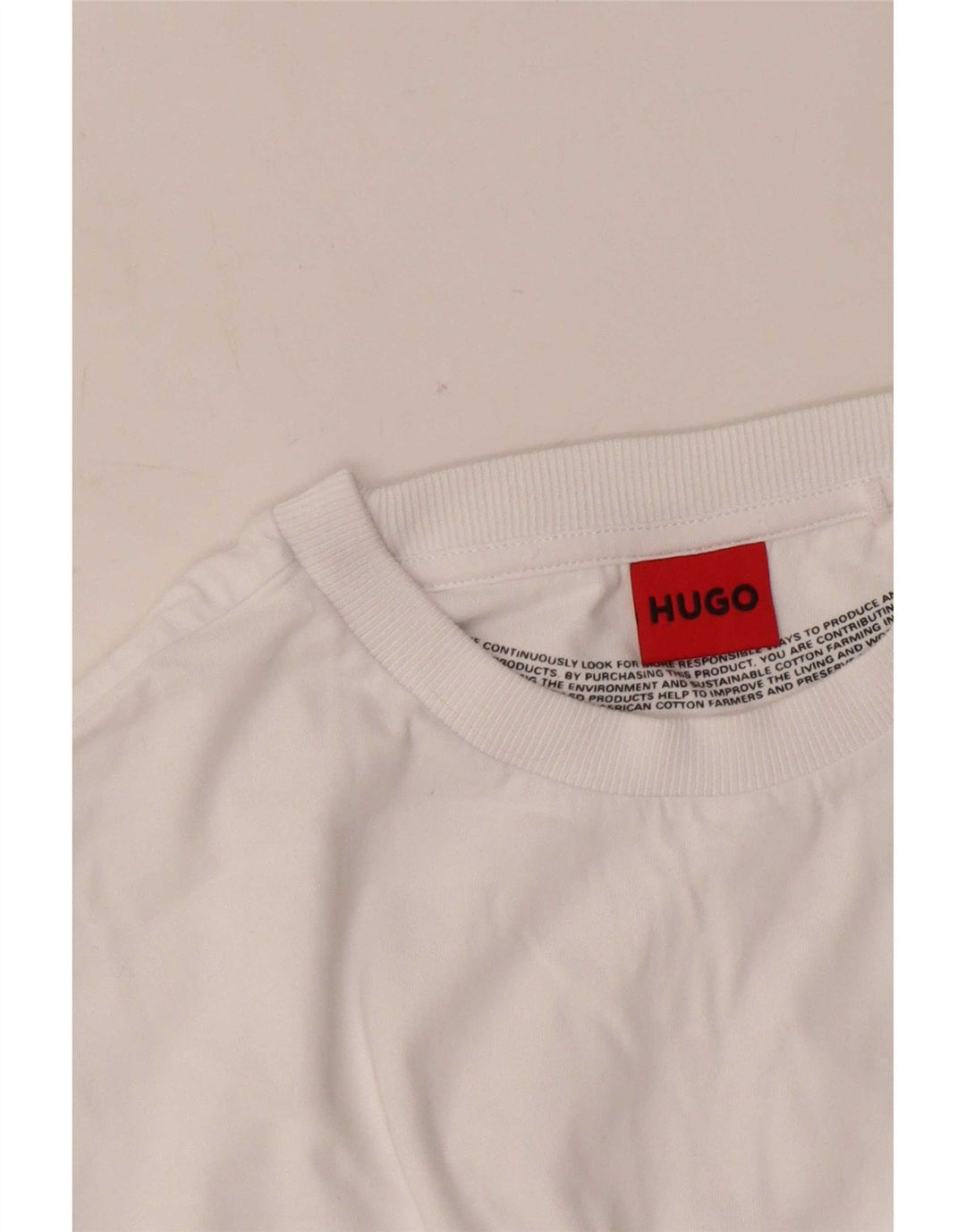Muška majica kratkih rukava Hugo Boss s grafičkim motivima srednje bijele boje