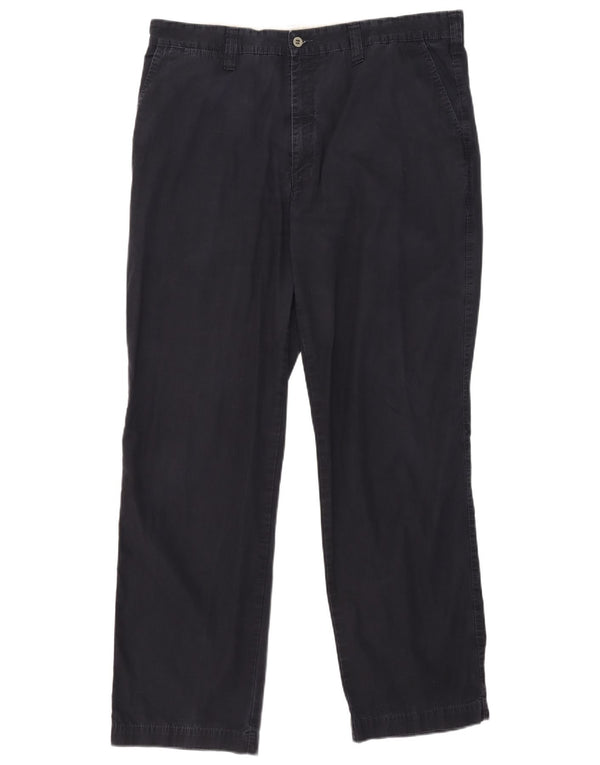 Pantaloni chino dritti kaki da uomo Dockers W38 L32 cotone blu navy