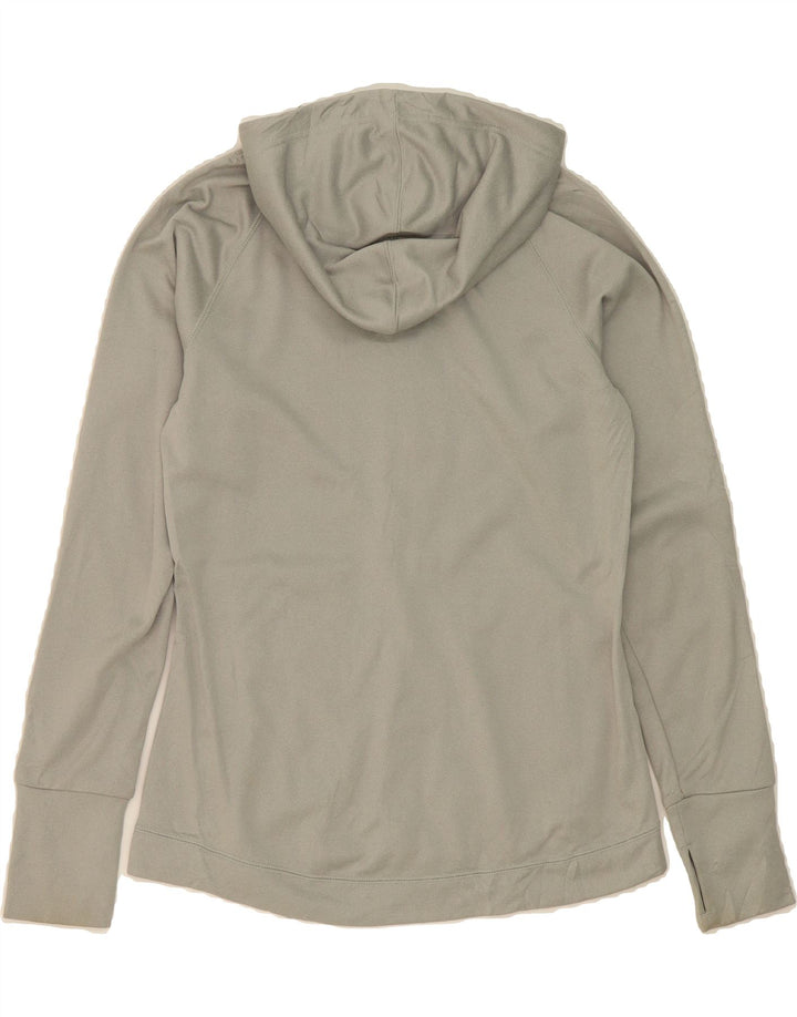 PUMA Womens Zip Hoodie Sweater UK 10 Small Grey Polyester Vintage Puma and Second-Hand Puma from Messina Hembry 