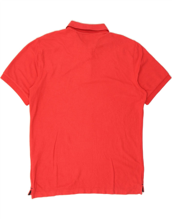 NAUTICA Mens Polo Shirt Large Red Vintage Nautica and Second-Hand Nautica from Messina Hembry 