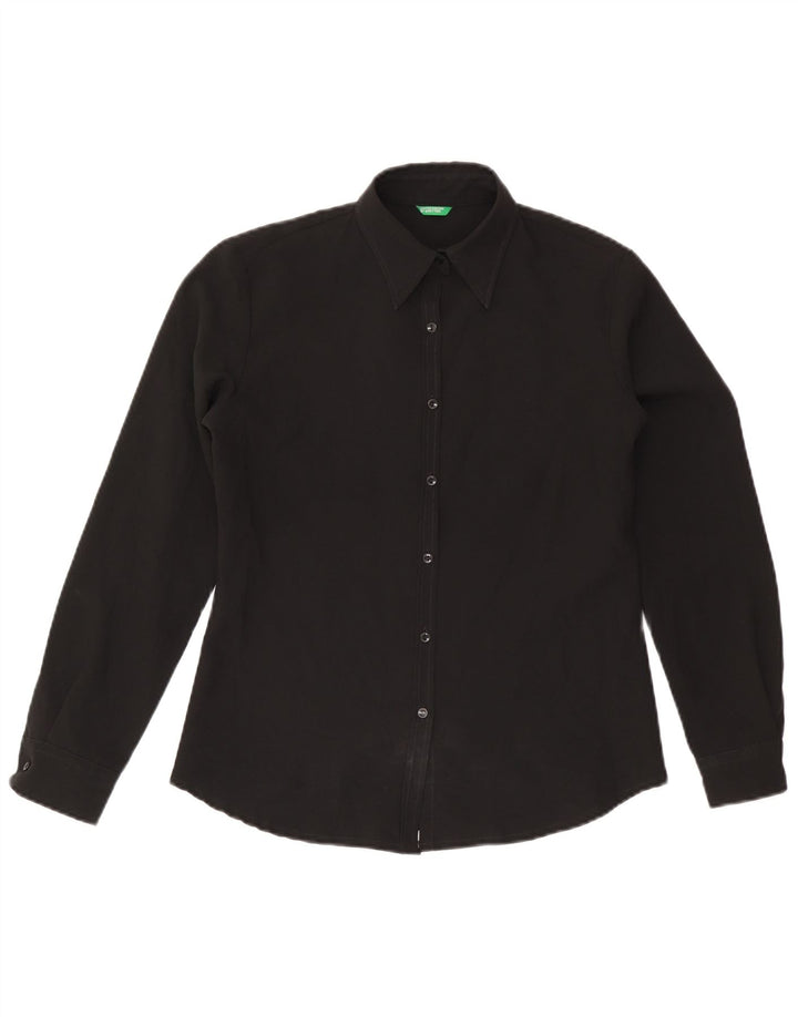 Camisa feminina Benetton UK 14 média preta