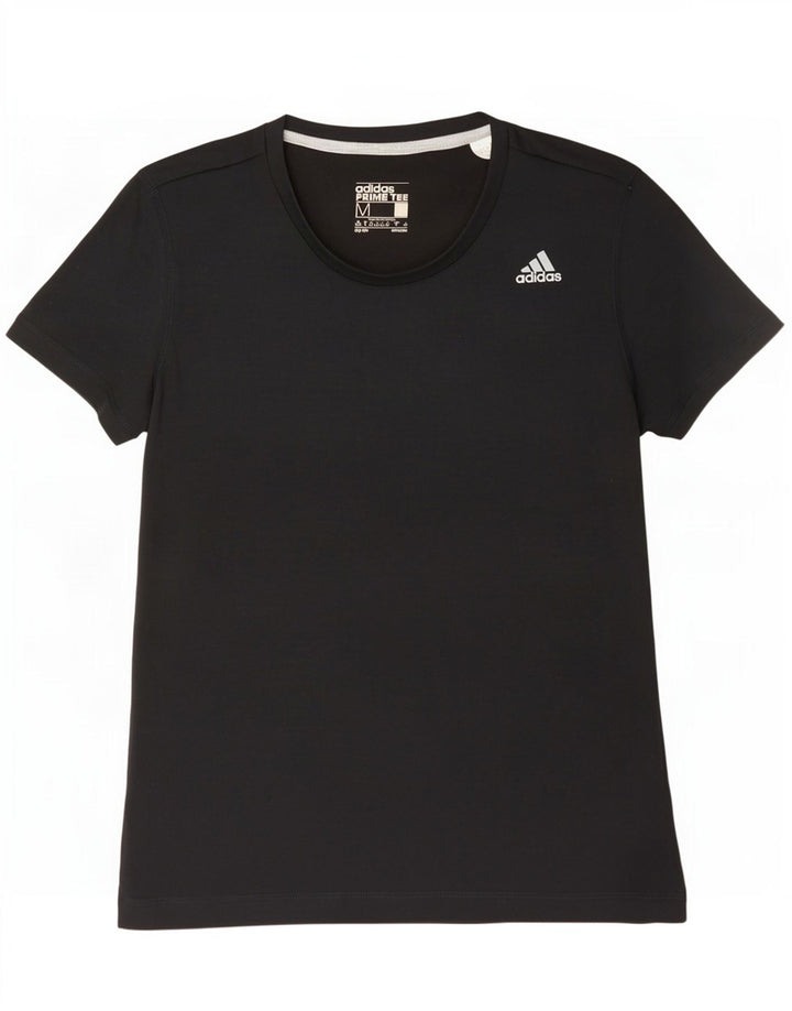 Женская футболка Adidas Top UK 12/14, средний черный полиэстер