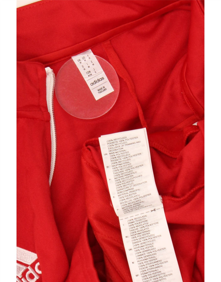 Adidas Mens Aeroready Tracksuit Top Jacket Medium Red Polyester