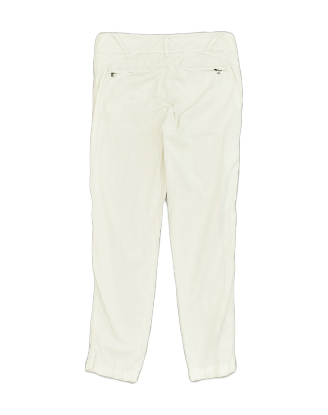 MARLBORO CLASSICS Womens Slim Chino Trousers EU 40 Medium W32 L30 White | Vintage Marlboro Classics | Thrift | Second-Hand Marlboro Classics | Used Clothing | Messina Hembry 