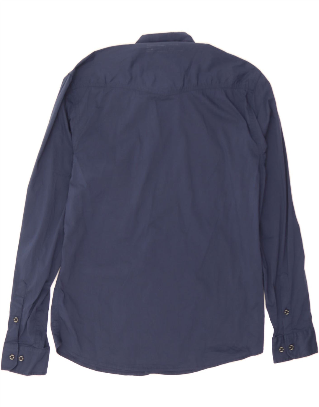 JACK & JONES Mens Shirt XL Navy Blue Cotton Vintage Jack & Jones and Second-Hand Jack & Jones from Messina Hembry 