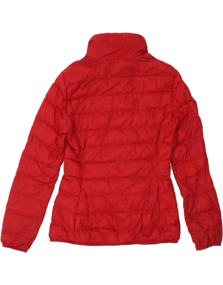 BENETTON Womens Padded Jacket UK 12 Medium Red Polyamide Vintage Benetton and Second-Hand Benetton from Messina Hembry 