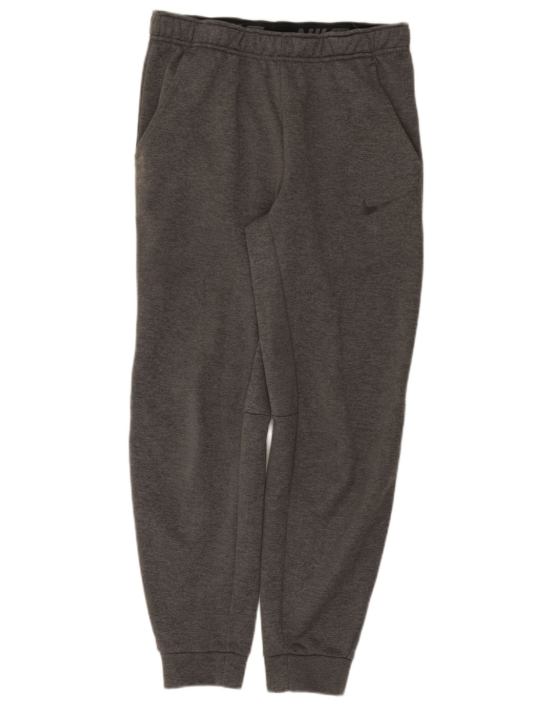 Nike Mens Dri Fit Tracksuit Trousers Joggers Small Grey Polyester