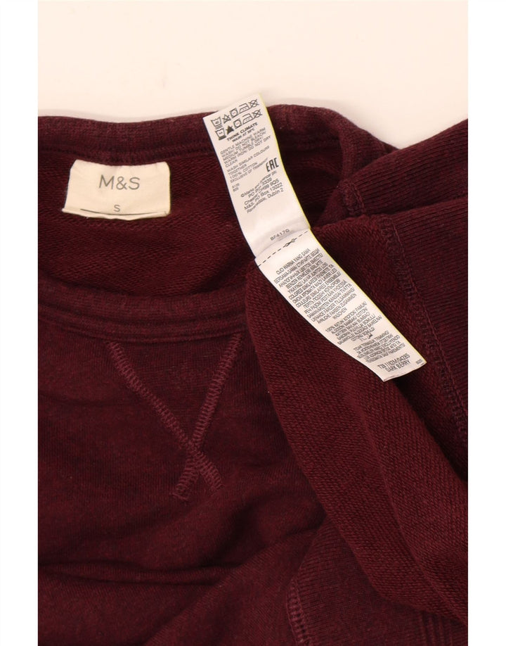 Marks & Spencer Sweatshirt til mænd Lille Bourgogne bomuld