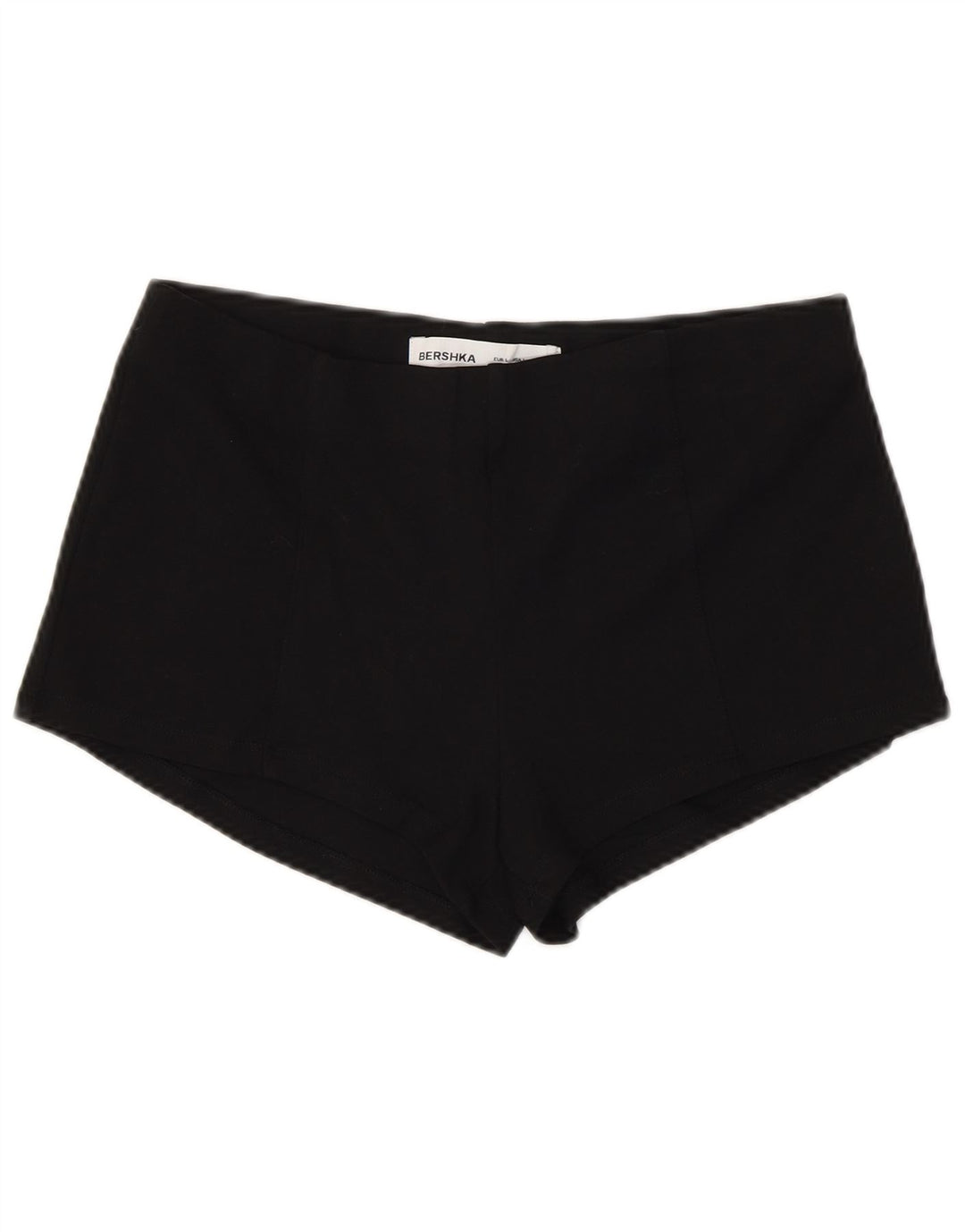 Bershka Womens Hot Pants Large W32 Black Viscose