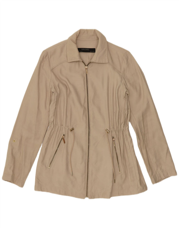 Zara Womens Jacket UK 6 XS Beige