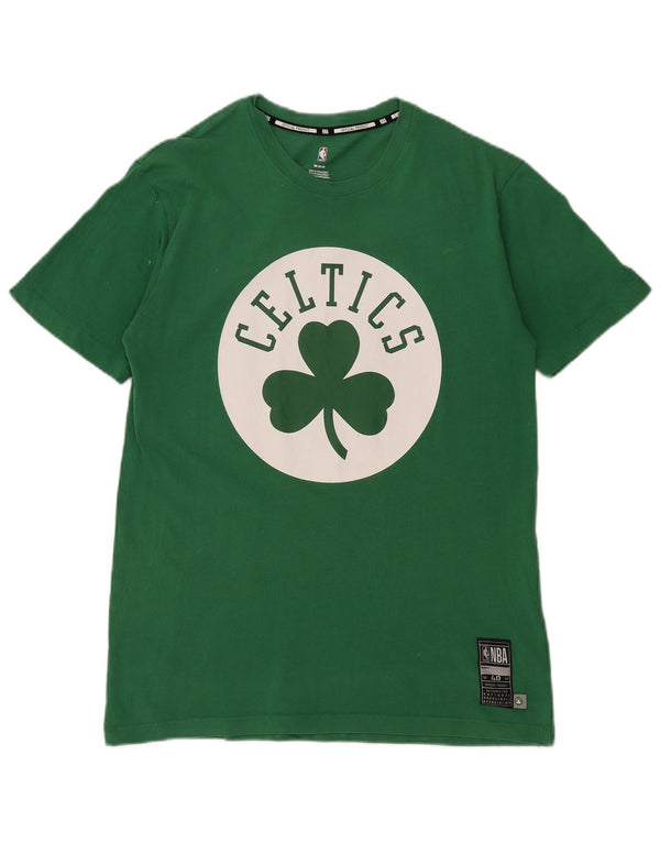 Γραφικό μπλουζάκι NBA Ανδρικά Celtics, μεσαίο πράσινο βαμβακερό