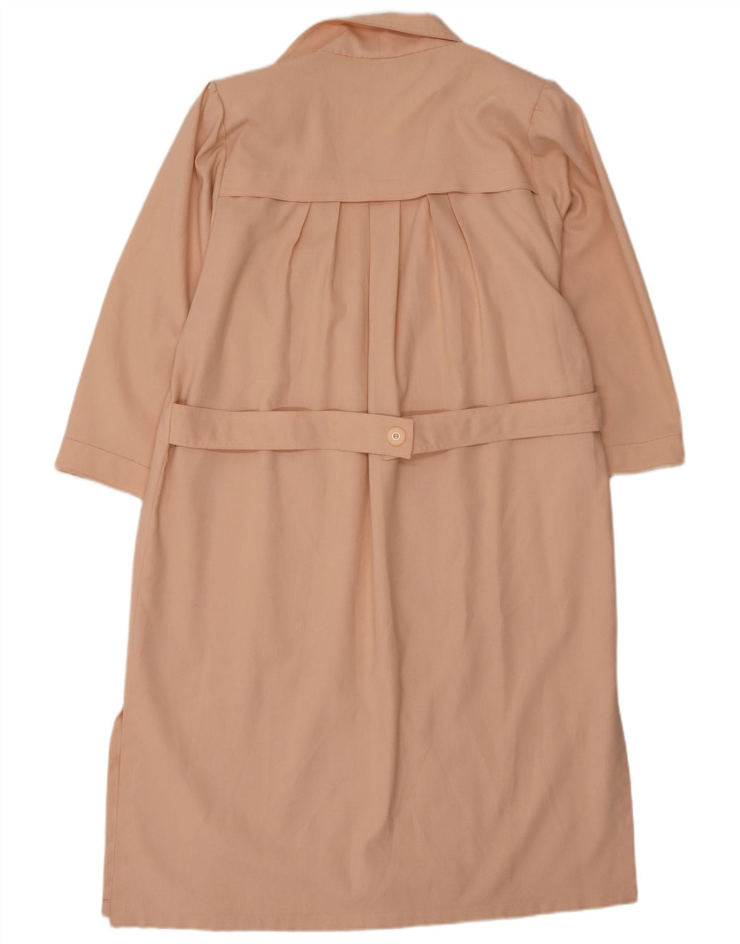 Soprabito aperto da donna vintage UK 16 grande rosa