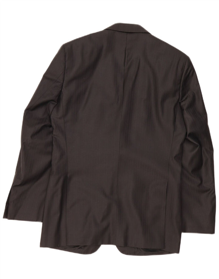 Pierre Cardin Mens 2 Button Blazer Jacket UK 38 Medium Black Classic