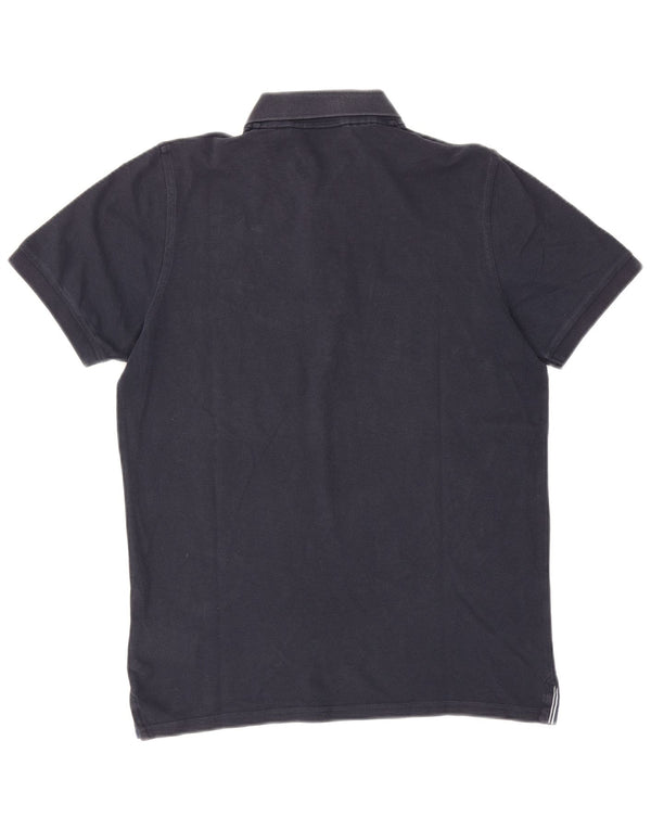 Gant Mens Polo Shirt Small Navy Blue Cotton