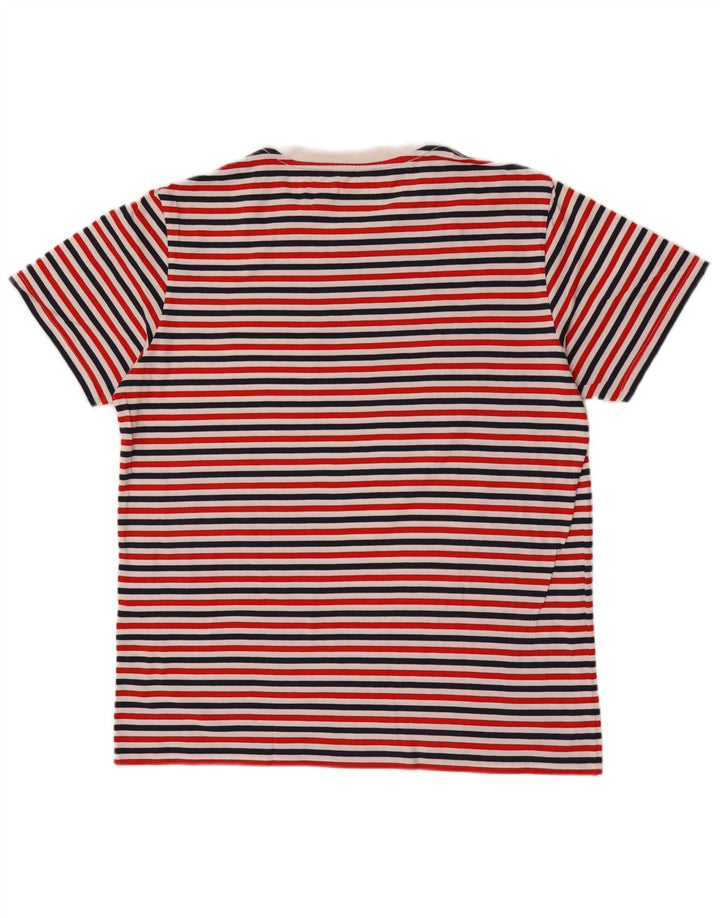 Levi's Mens T-Shirt Top Large Multicoloured Striped Cotton