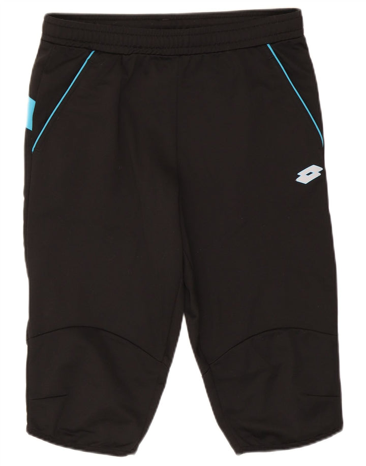 Lotto Mens Bermuda Sport Shorts Medium Black Colourblock