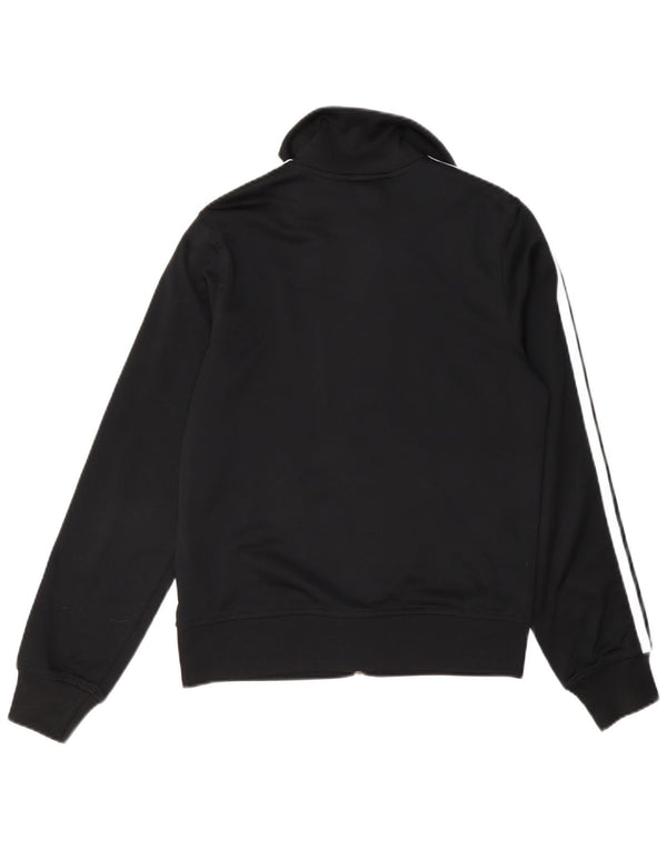 Adidas Damen Trainingsanzug Top Jacke UK 10 Small Schwarz Polyester
