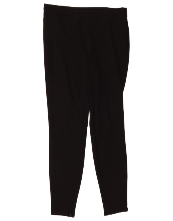 Pantaloni da abito skinny da donna Massimo Dutti EU 38 Small W28 L27 Viscosa nera