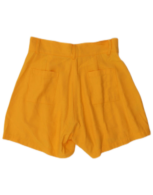 Vintage kvinders højtaljede fritidsshorts Medium W28 Gul