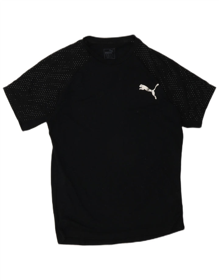 Puma Herre T-Shirt Top Medium Sort Polyester