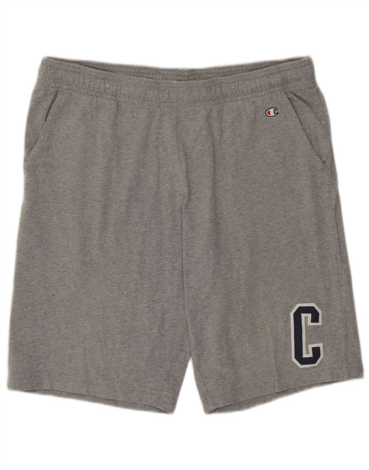 Champion Mens Graphic Sport Shorts Large  Grey