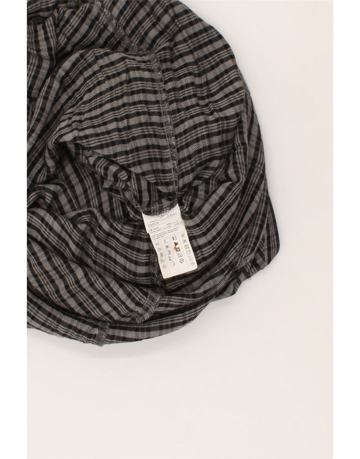 BENETTON Womens Pullover Shirt Dress UK 6 XS Grey Check Modal Vintage Benetton and Second-Hand Benetton from Messina Hembry 