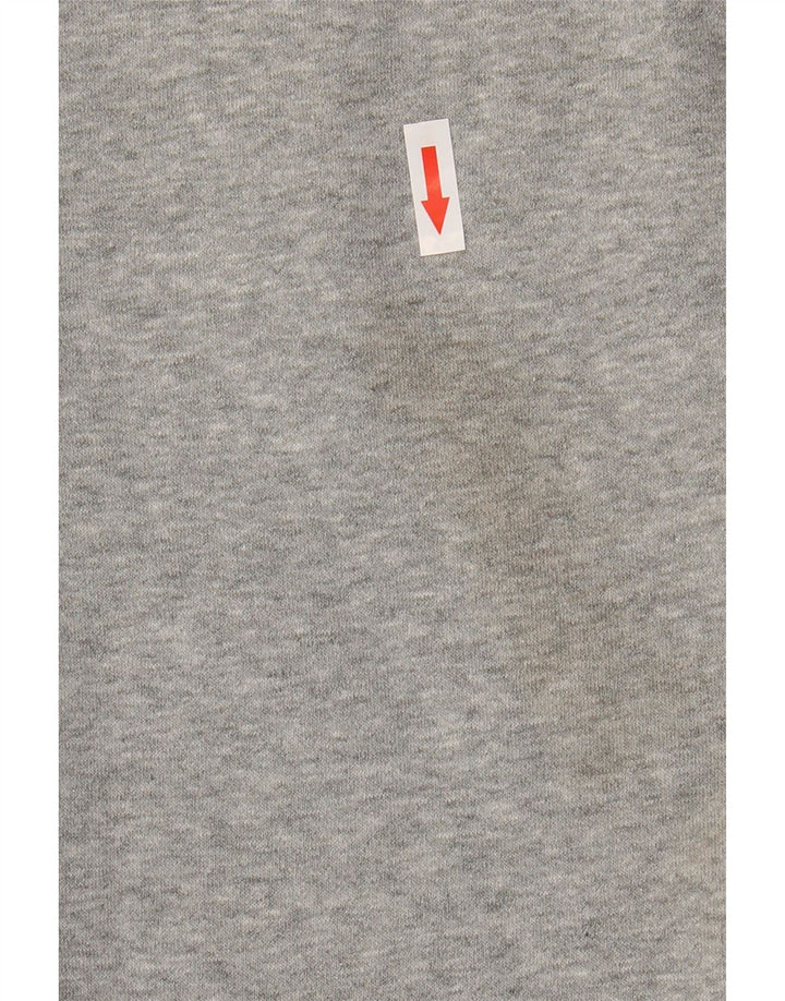 NIKE Mens Tracksuit Trousers Joggers Medium Grey Flecked Cotton
