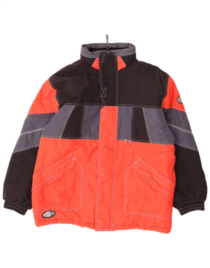 Brugi Mens Ski Jacket UK 44 2XL Red Colourblock Polyamide