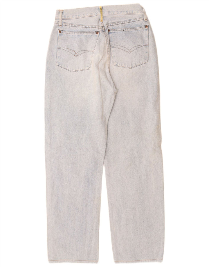 Replay Womens Straight Jeans W32 L30 Blue Cotton