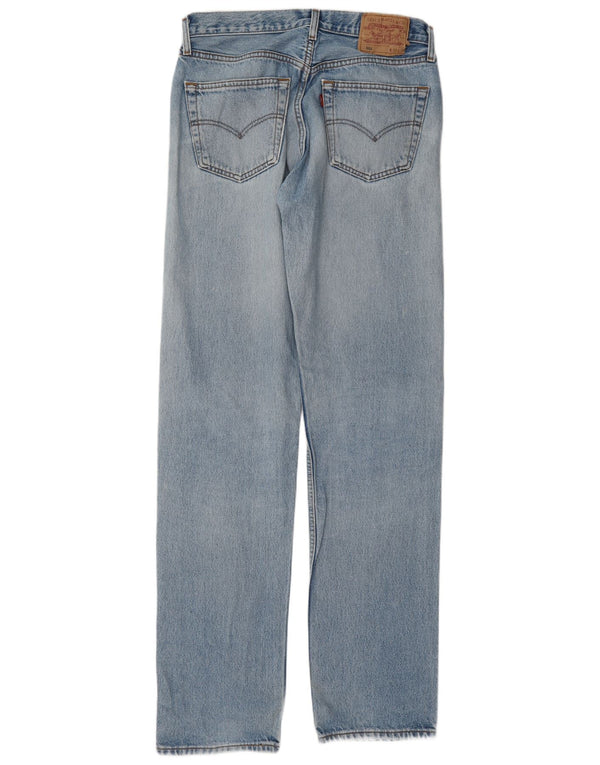 Levi's Mens 501 Straight Jeans W33 L36 Blue Cotton