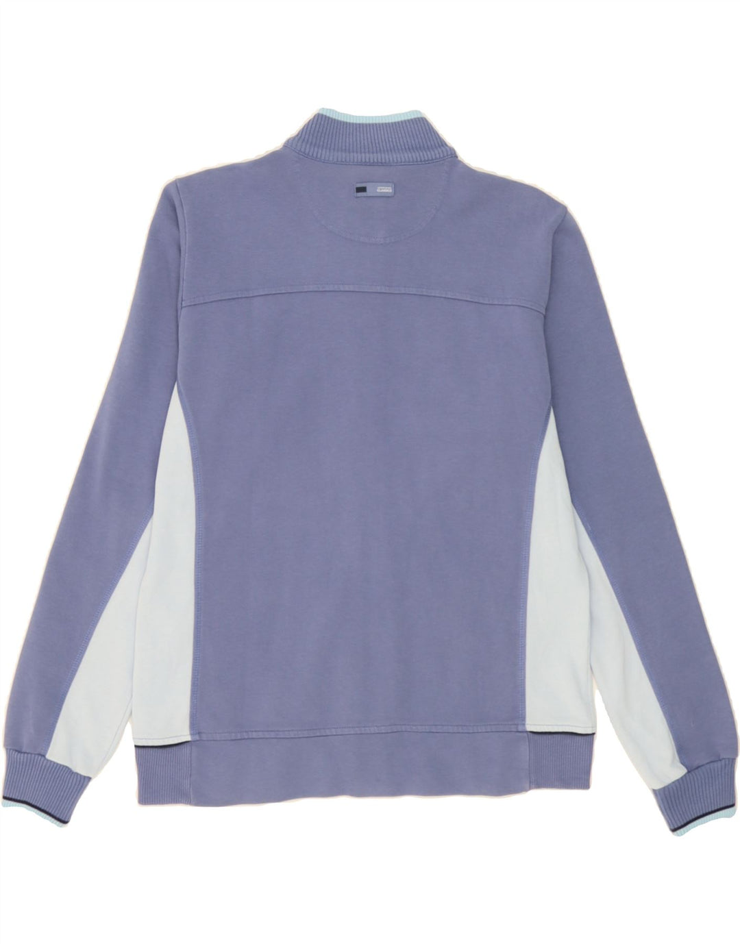 CHAMPION Womens Tracksuit Top Jacket UK 16 Large Blue Colourblock Vintage Champion and Second-Hand Champion from Messina Hembry 