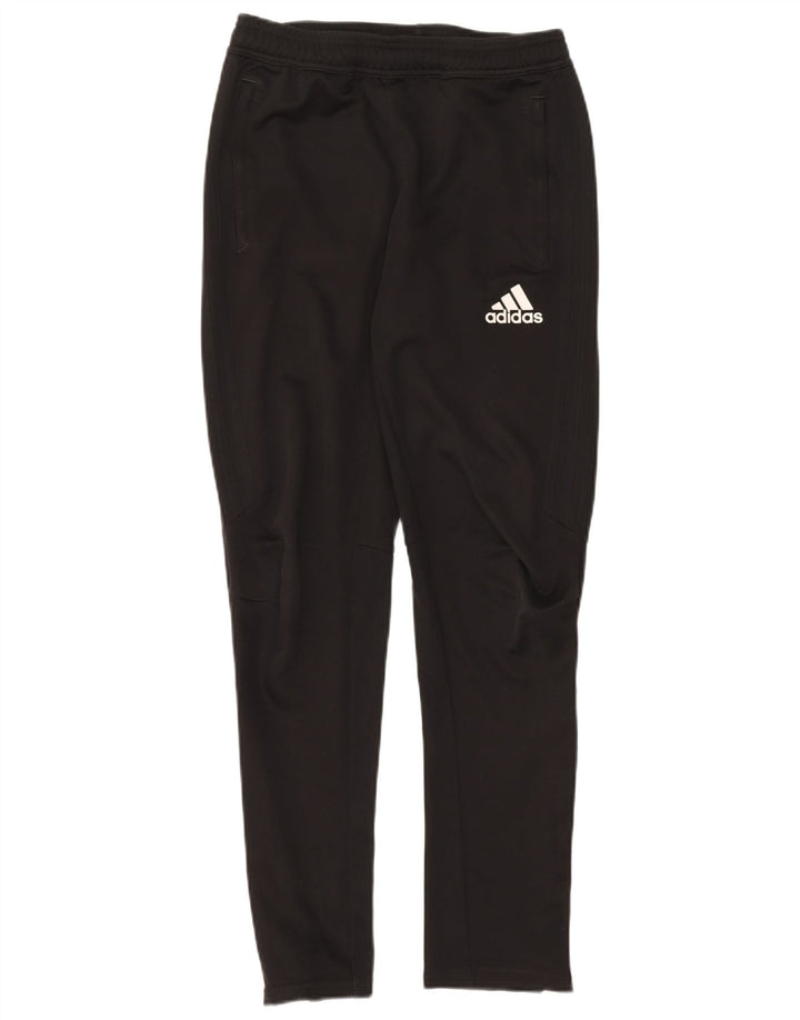 ADIDAS Boys Climacool Tracksuit Trousers 13-14 Years  Black Polyester