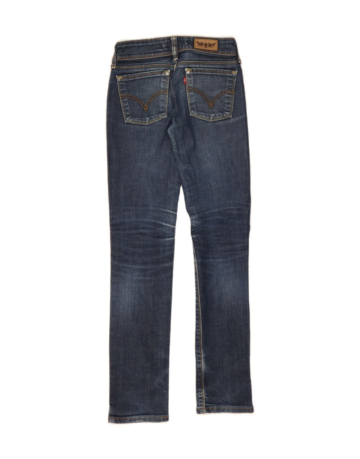 LEVI'S Womens 571 Slim Jeans W25 L32 Blue Cotton Vintage Levi's and Second-Hand Levi's from Messina Hembry 