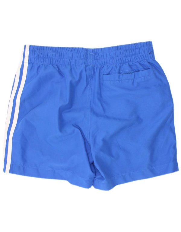 Adidas Badeshorts für Jungen, 12–13 Jahre, blaues Polyester
