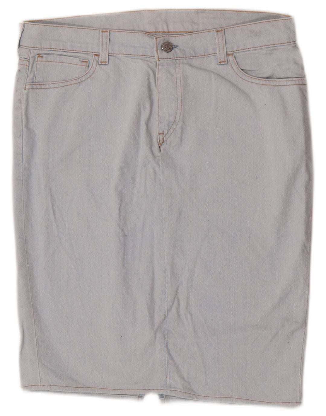 Levi's Womens Denim Skirt W32 Large Blue Cotton